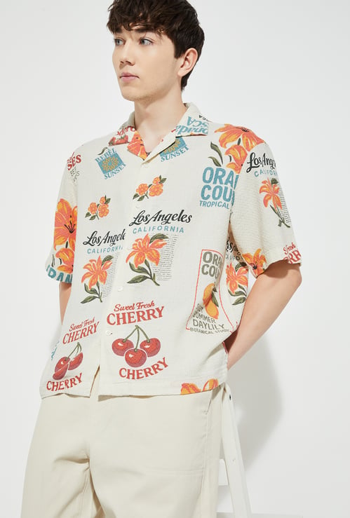 URB_N Men Printed Resort Shirt