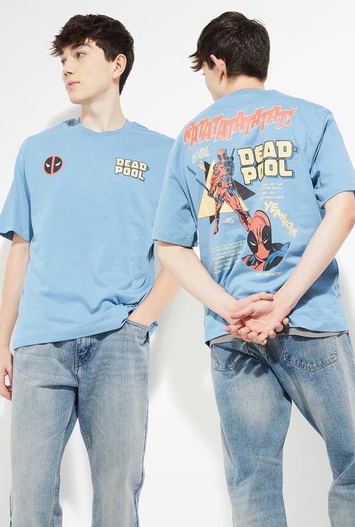 URB_N Men Deadpool Print T-shirt