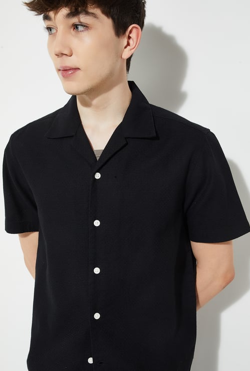 URB_N Men Textured Shirt