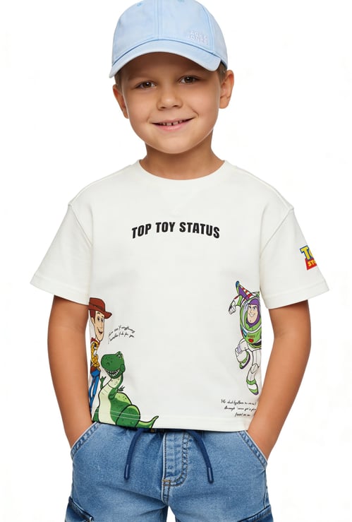 Boys Toy Story Printed T-shirt