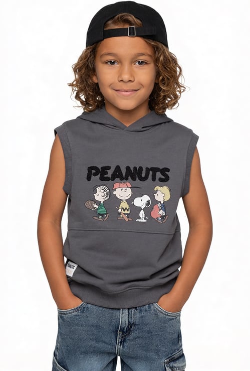 Boys Peanuts Hooded T-shirt