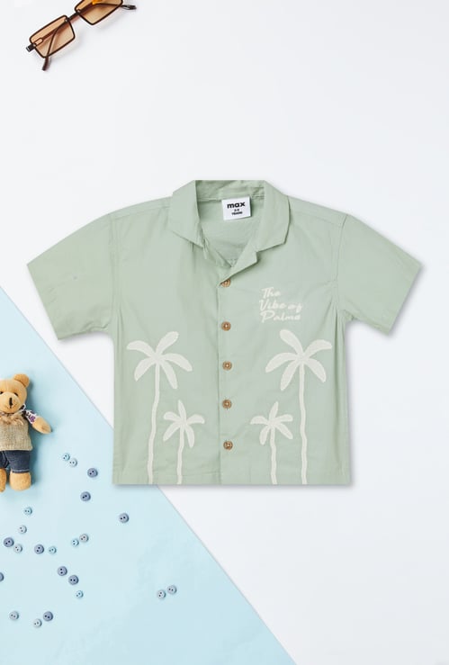Boys Applique Resort Shirt
