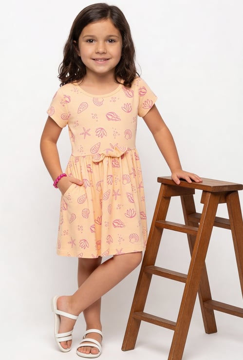 Girls Printed Dress