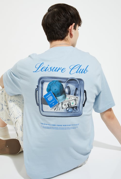 URB_N Men Oversized Back Printed T-shirt