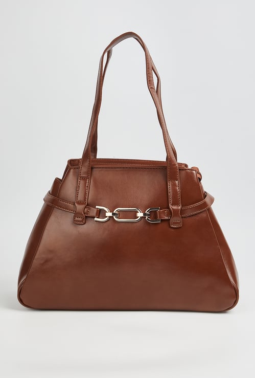 Women Solid Shoulder Bag
