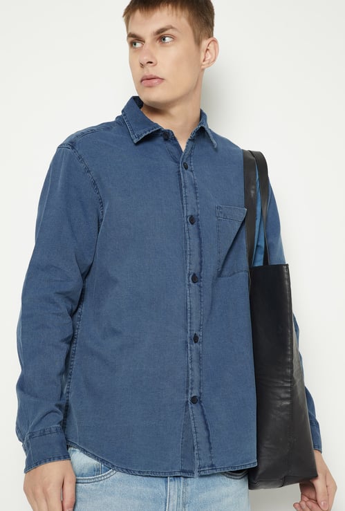 Men Solid Regular Shirt