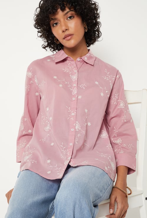 Women Embroidered Shirt