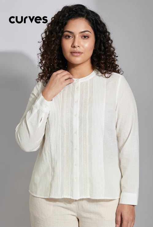 Women Pintuck Blouse