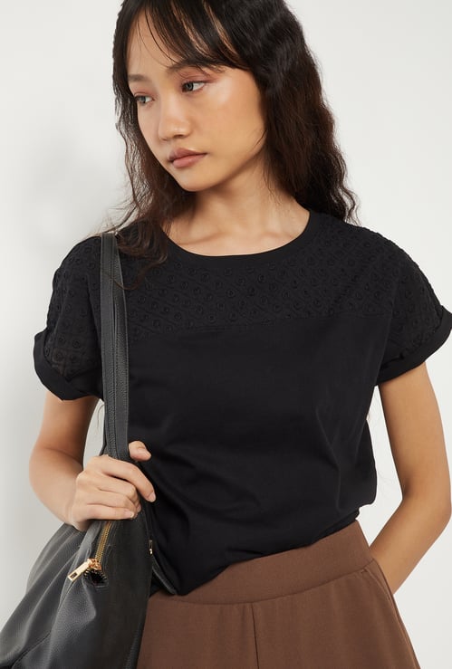 Women Embroidered T-shirt