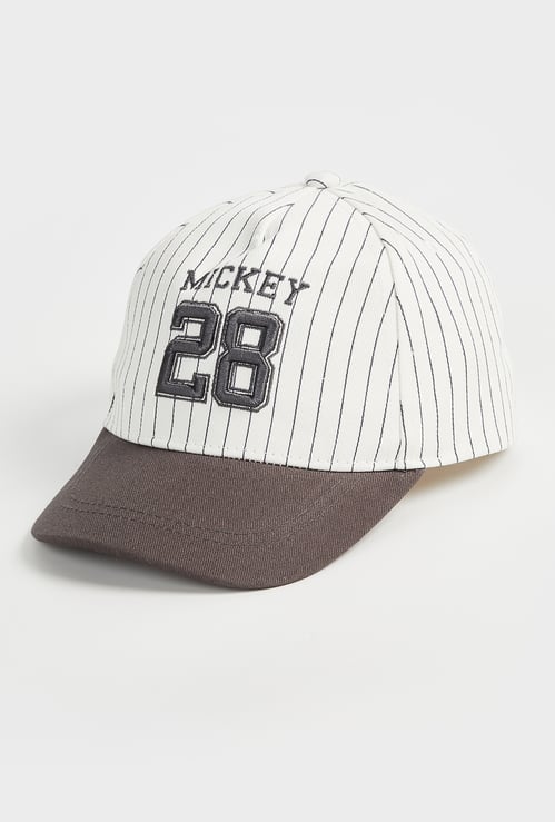 Kids Mickey Embroidered Baseball Cap