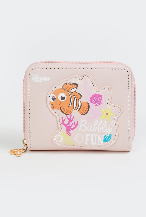 Women Appliqued Zip-Around Wallet