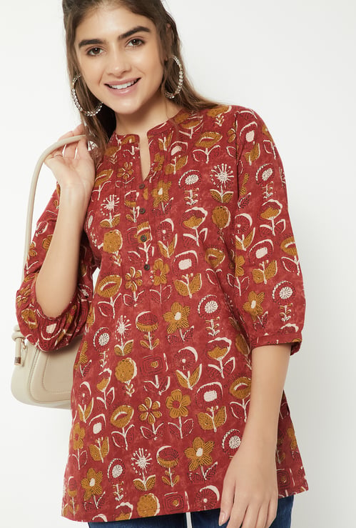 Women Printed Straight Kurti