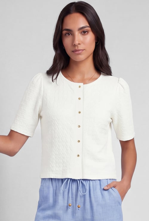 Women Embossed Top