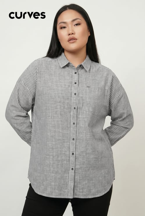 Women Striped Regular Fit Shirt