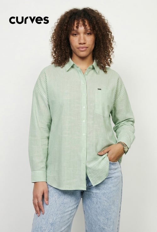 Women Striped Regular Fit Shirt