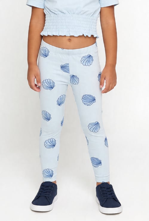 Girls Printed Leggings