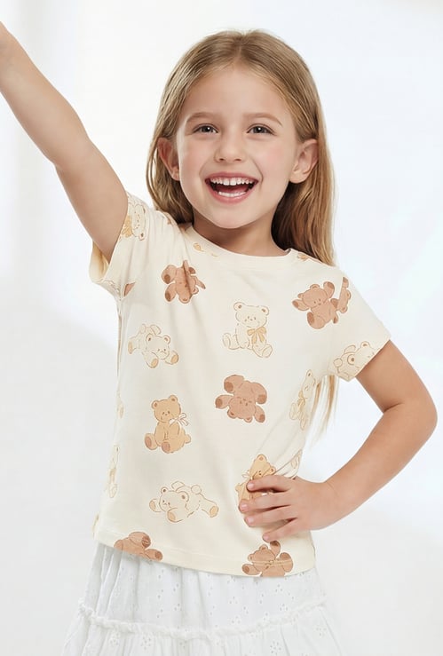 Girls Graphic Printed T-shirt