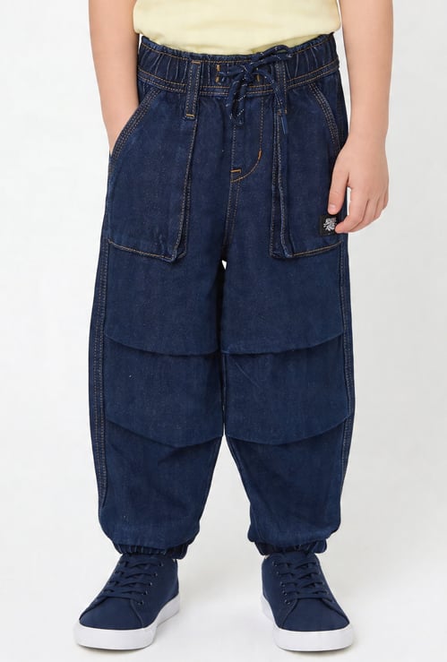 Boys Washed Balloon Jogger Jeans