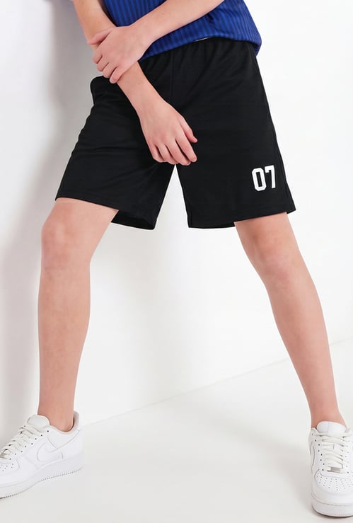 Boys Textured Shorts