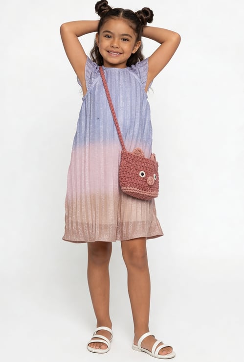 Girls Pleated A-line Dress