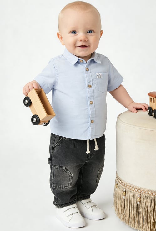 Boys Mid Washed Carpenter Jeans