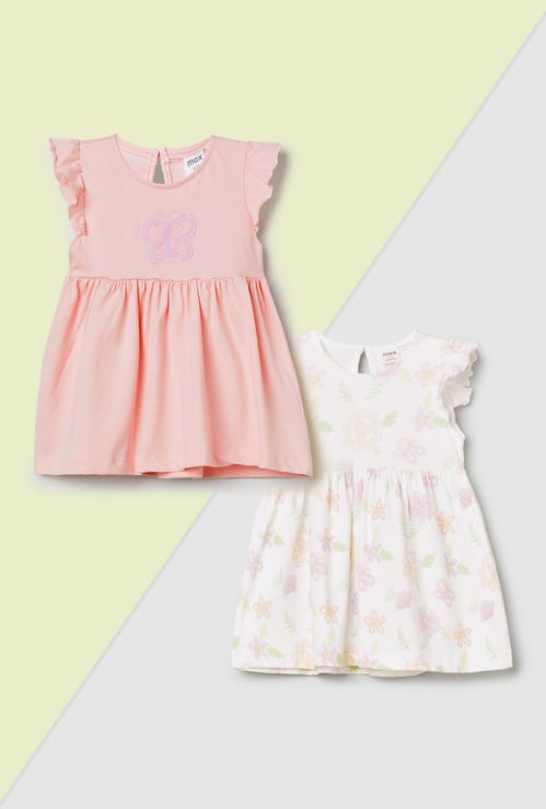 Girls Assorted Dress - Pack of 2