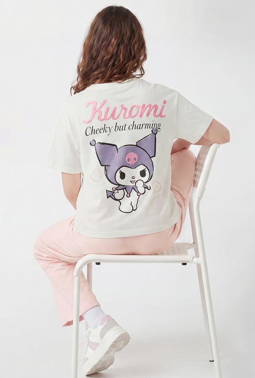 Girls Kuromi Printed T-shirt