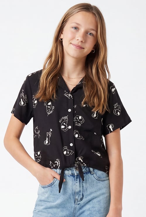 Girls Printed Shirt