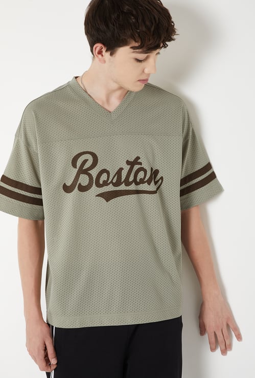 URB_N Men Printed Athleisure Oversized T-shirt