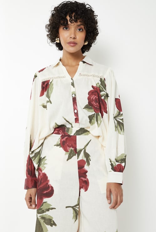 Women Floral Print Shirt