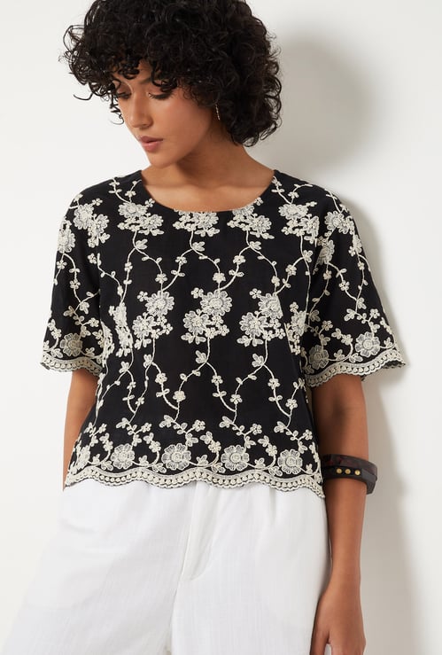 Women Embroidered Top