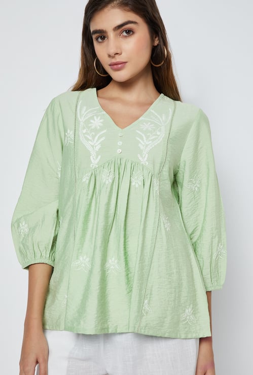 Women Embroidered Tunic