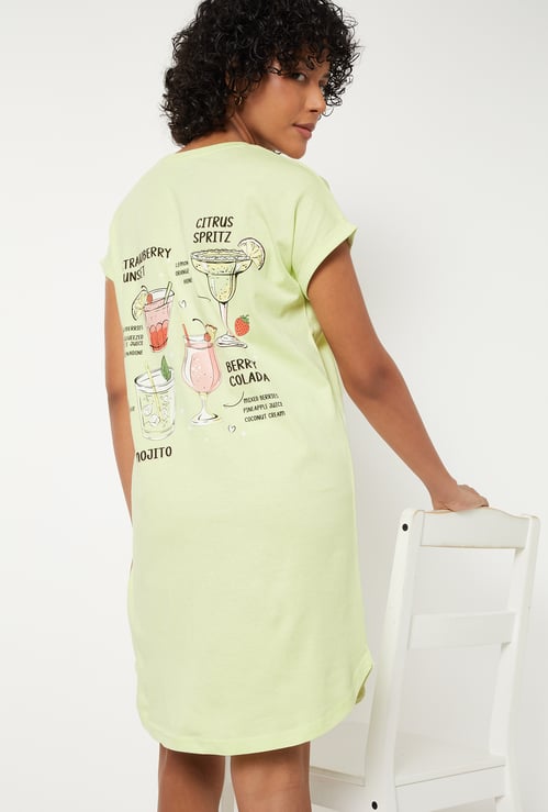 Women Printed Nightdress