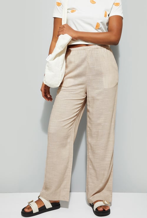 URB_N Woven Wide-Leg Pants