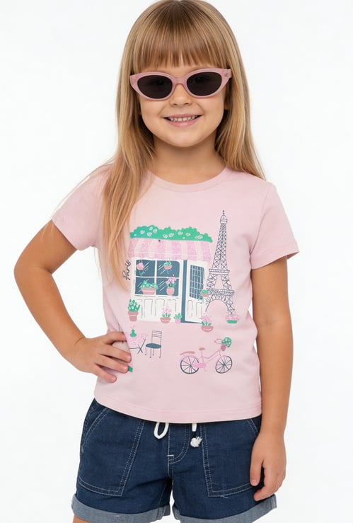 Girls Printed T-shirt