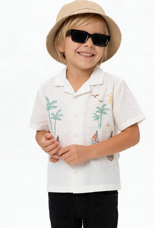 Boys Embroidered Shirt