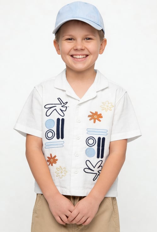 Boys Embroidered Shirt