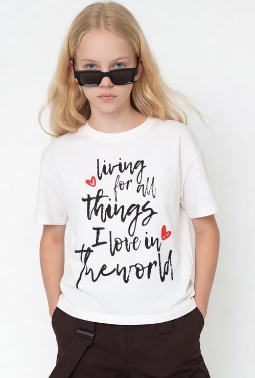 Girls Printed T-shirt