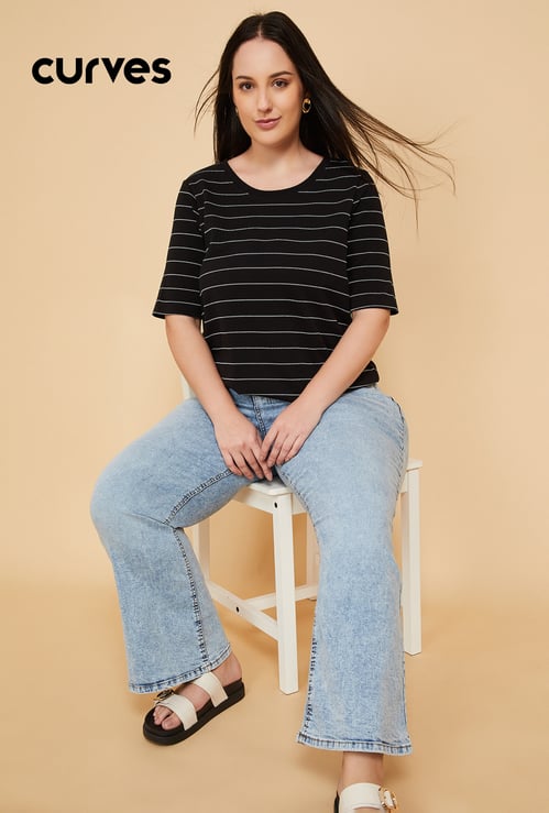 Women Striped T-shirt