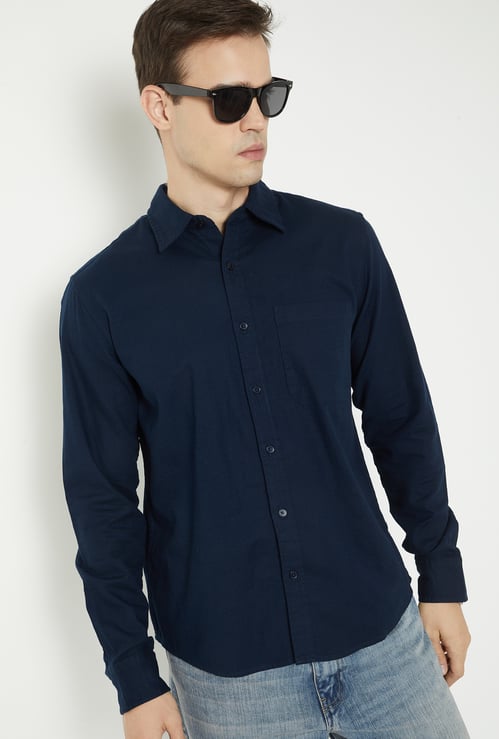 Men Solid Regular Shirt