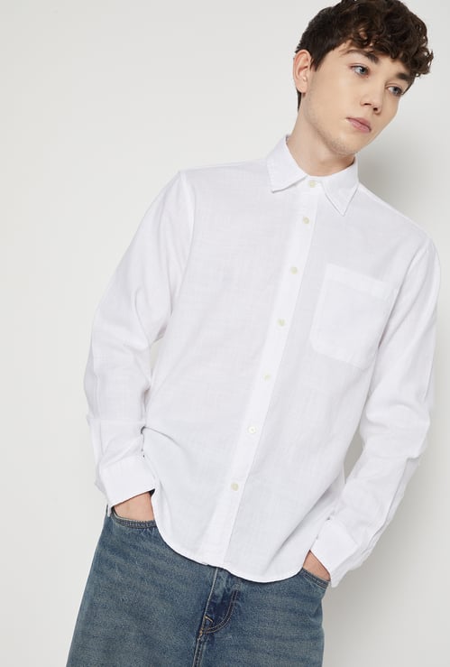 Men Solid Regular Shirt