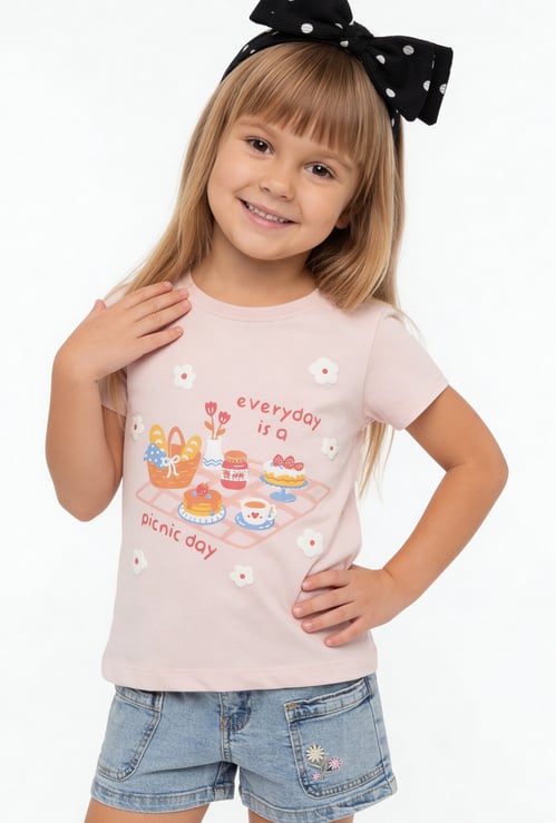 Girls Printed T-shirt
