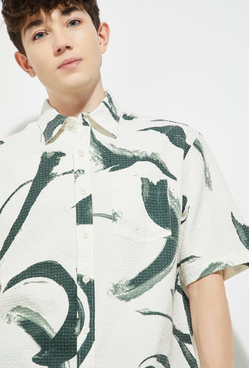 URB_N Men Printed Shirt