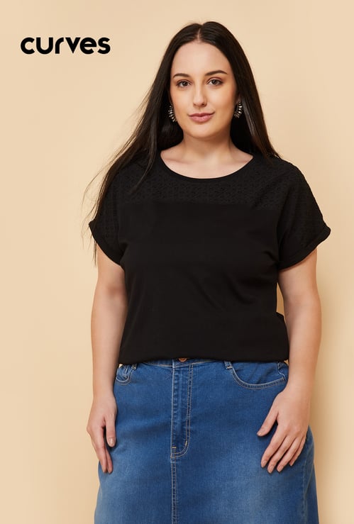 Women Embroidered T-shirt