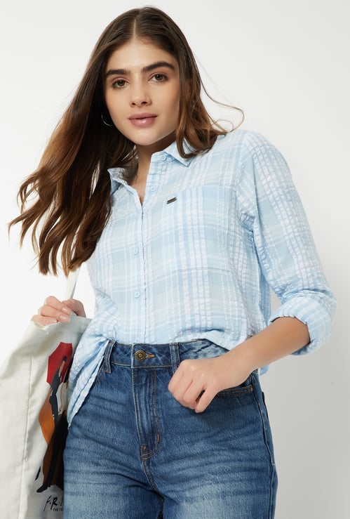 Women Checked Shirt