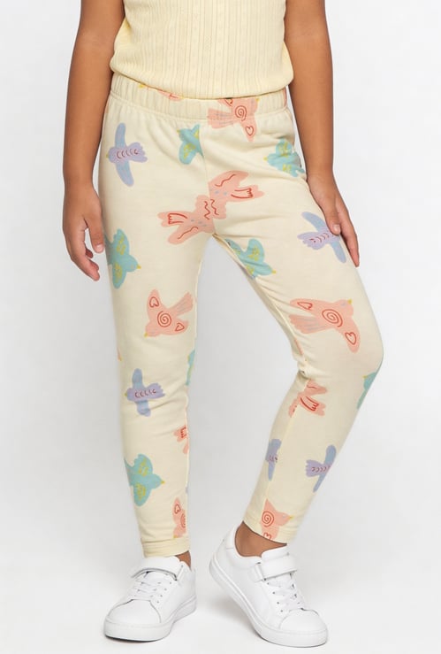 Girls Printed Leggings