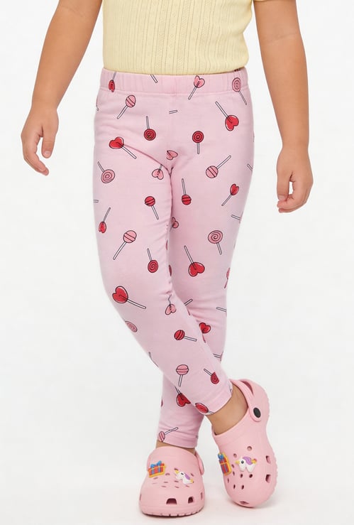 Girls Printed Leggings