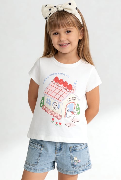 Girls Printed T-shirt