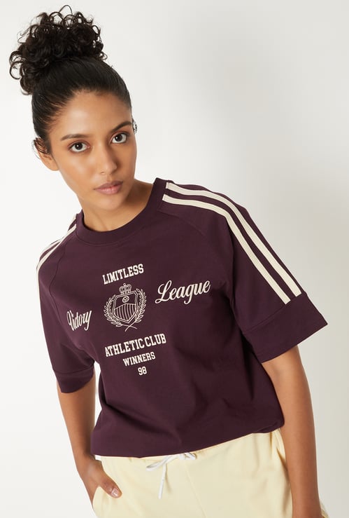 Women Embroidered Boxy T-shirt