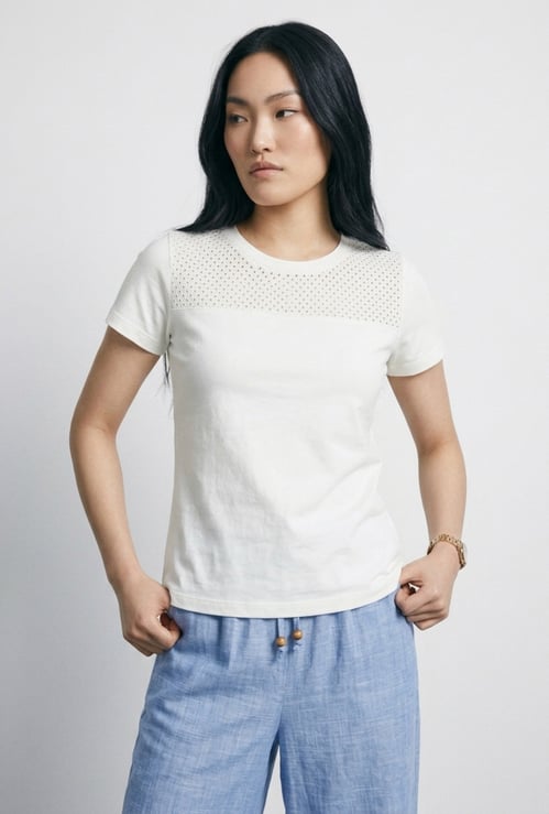 Women Mesh T-shirt